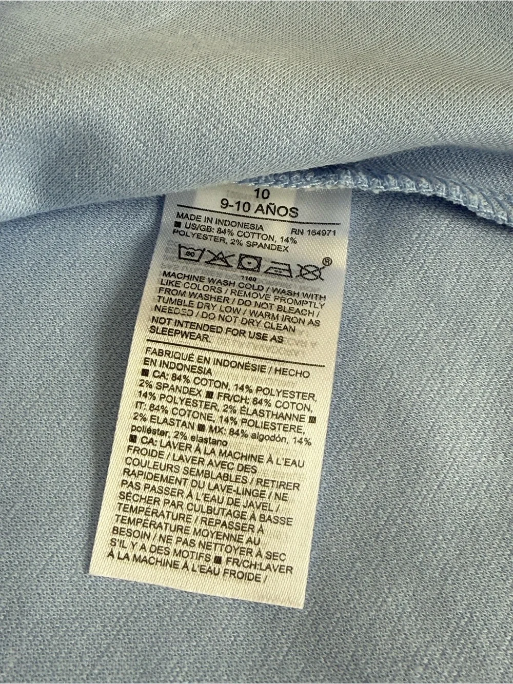 Janie and Jack Blue School Uniform Dress Size 10